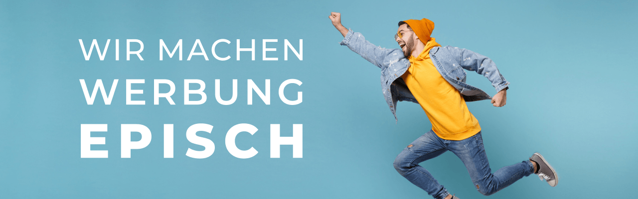 Wir von YOU ARE EPIC machen Werbung episch, um damit karitative Projekte zu unterstützen.